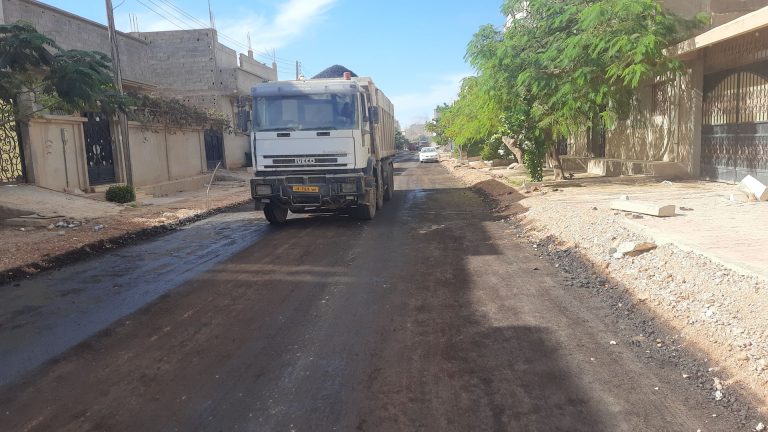 طريق معبّد رابط بين الدائري الرابع والدائري الخامس – شبنة